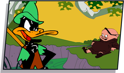 The Official Looney Tunes Site - Pato Lucas Robin Hood (429x280)