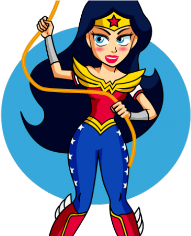 Wonder Woman Clipart Vector - Cartoon (640x480)