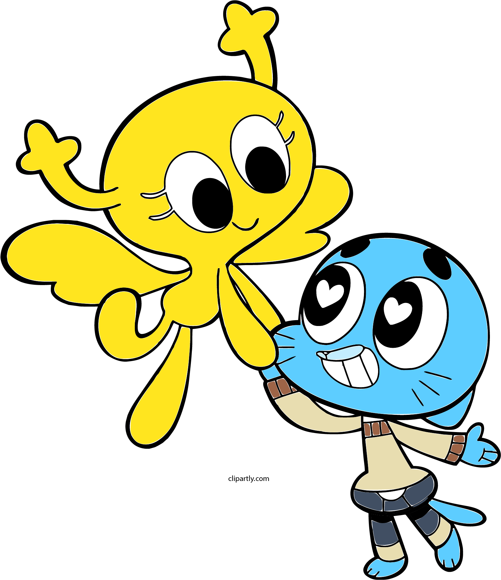 Gumball And Penny Love Png - Dibujos De El Increible Mundo De Gumball (1647x1909)