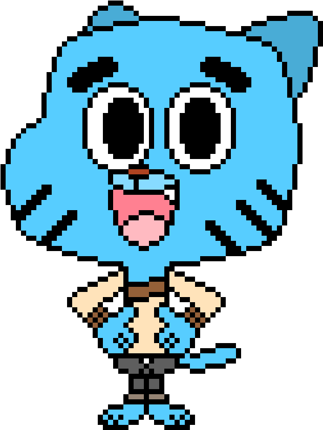 Gumball - Pixelated Jacksepticeye (710x890)