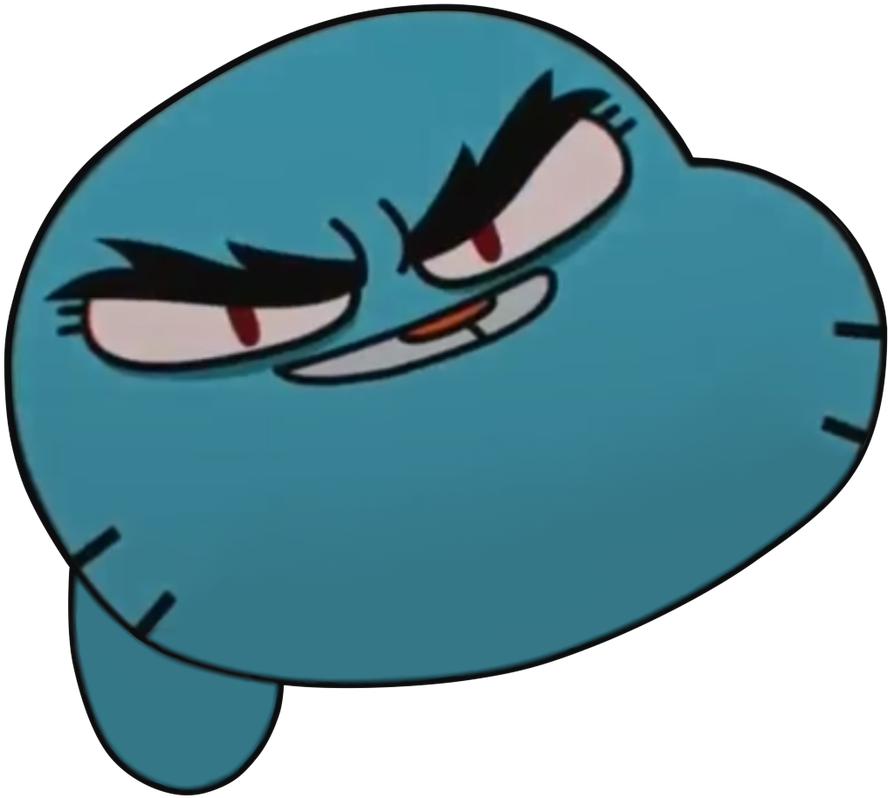 Evilball Gumball Discord Emote By Cyan-sky - Emote Gumball Png (894x894)