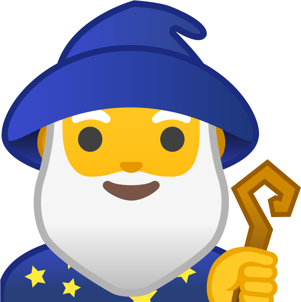 Man Mage Icon Noto Emoji People Stories Iconset Google - Mage Icon Png (1024x1024)