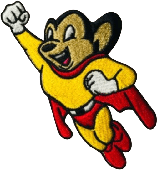Measuring Embroidery Digitizing Quality Most Useful - Mighty Mouse Cartoon (822x1024)