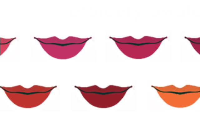 Eyelash Clipart Embroidered - Eyelash Clipart Embroidered (640x480)