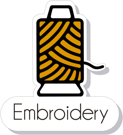 Custom Embroidery Service - Thread Logo (500x500)