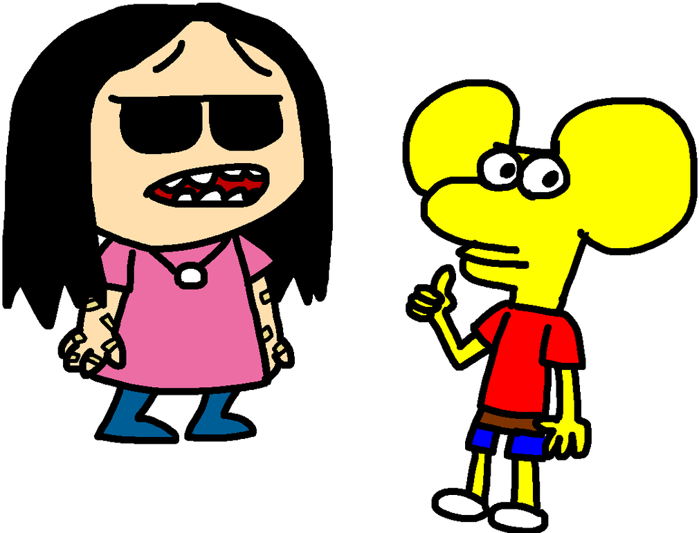 Edatlin And Ratboy Genius By Strongbadian404d - Cartoon (1021x783)