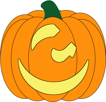 Scavenger Hunt Clipart Halloween - Jack-o'-lantern (782x382)
