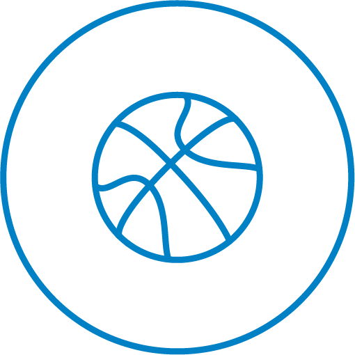 San Francisco Rebels Basketball - Basketball Ball Icon (510x510)