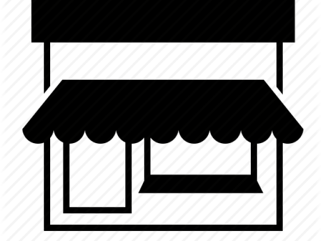 Shop Clipart Retail Shop - Retail Silhouette Png (640x480)
