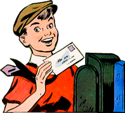 Vintage 1940s Advertising Art - Cartoon (400x360)