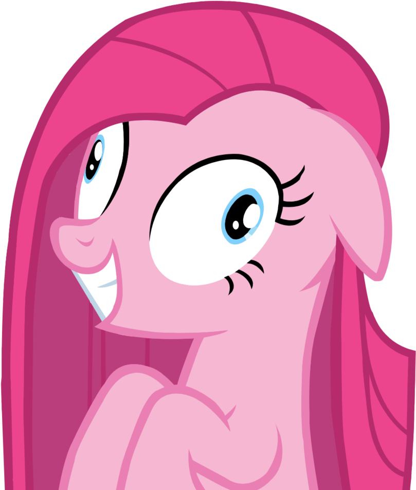 Pinkie Pie Clipart Pinkie Pie Rainbow Dash Rarity - My Little Pony Pinkie Pie Horror (824x969)