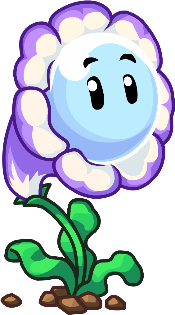 Bubble Flower - Plants Vs Zombies 2 Flower (584x1054)