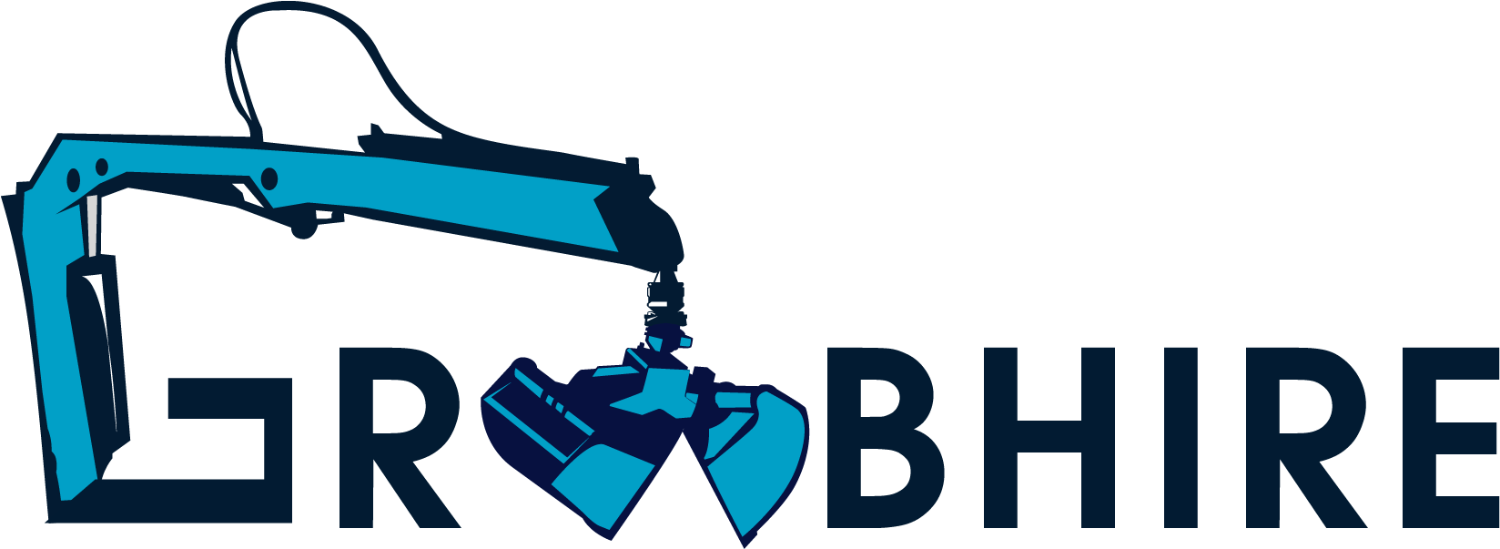 Grab Hire Logo - Grab Hire Logo (1677x646)