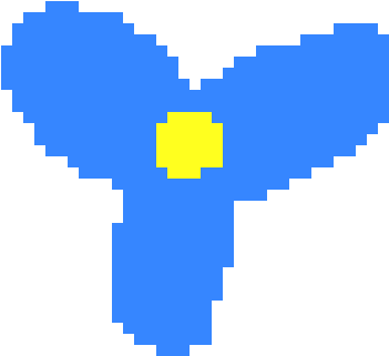 Fidget Spinner Pixel Art - Sharingan Minecraft (470x420)