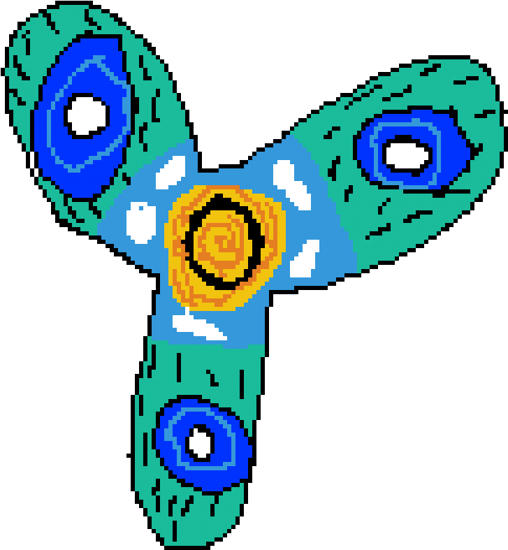 Fidget Spinner Sunny Day Design - Fidget Spinner Sunny Day Design (1200x1200)