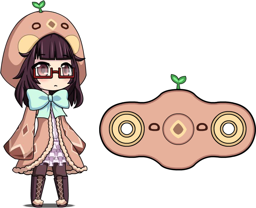 Fidget Spinners At Getdrawings Com Free For Ⓒ - Gacha Characters With No Backgrounds (947x742)