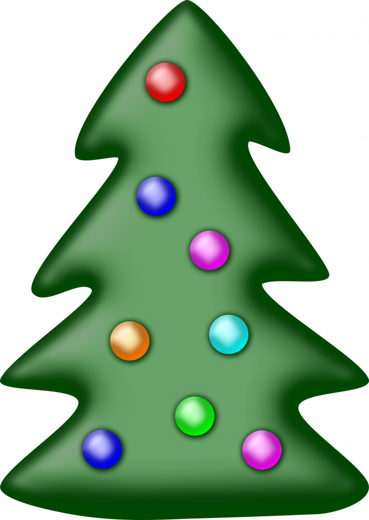 Christmas Tree Icon Facebook For Computer Icons Clip - Albero Di Natale Clipart (728x1027)