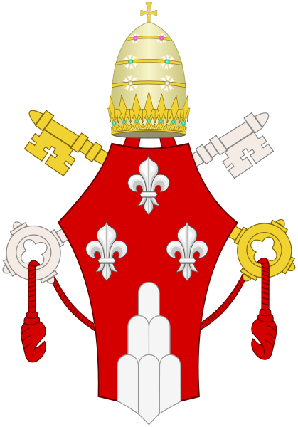 Pope Paul Vi's Coat Of Arms - Symbol Of Santo Nino (419x600)
