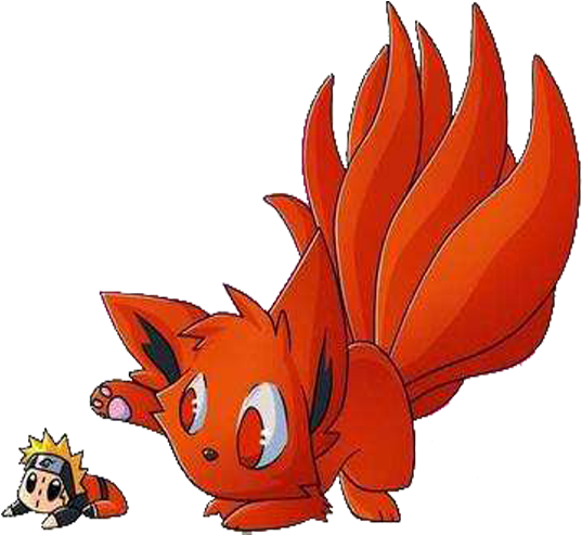 Naruto Transparent Fox - Naruto El Kyubi Kawaii (600x600)