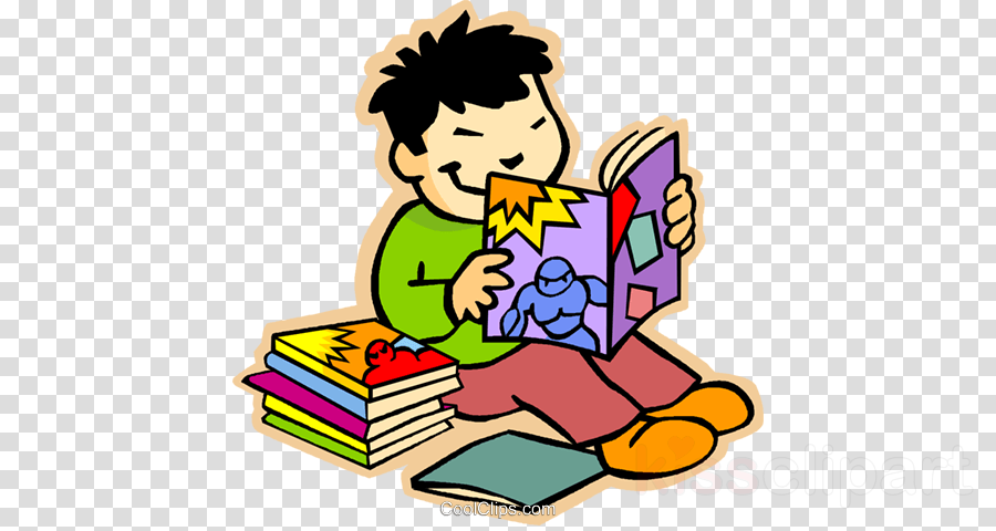 Words In Context Examples Clipart Word Vocabulary Context - Reading Comic Books Cartoon (900x480)