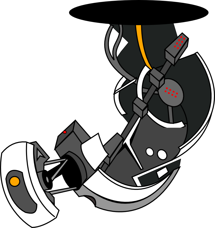 859 X 914 25 - Glados Png (859x914)