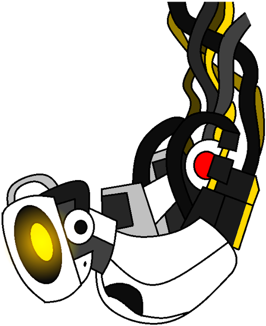 Glados By K9k1n6 - Cartoon (600x790)