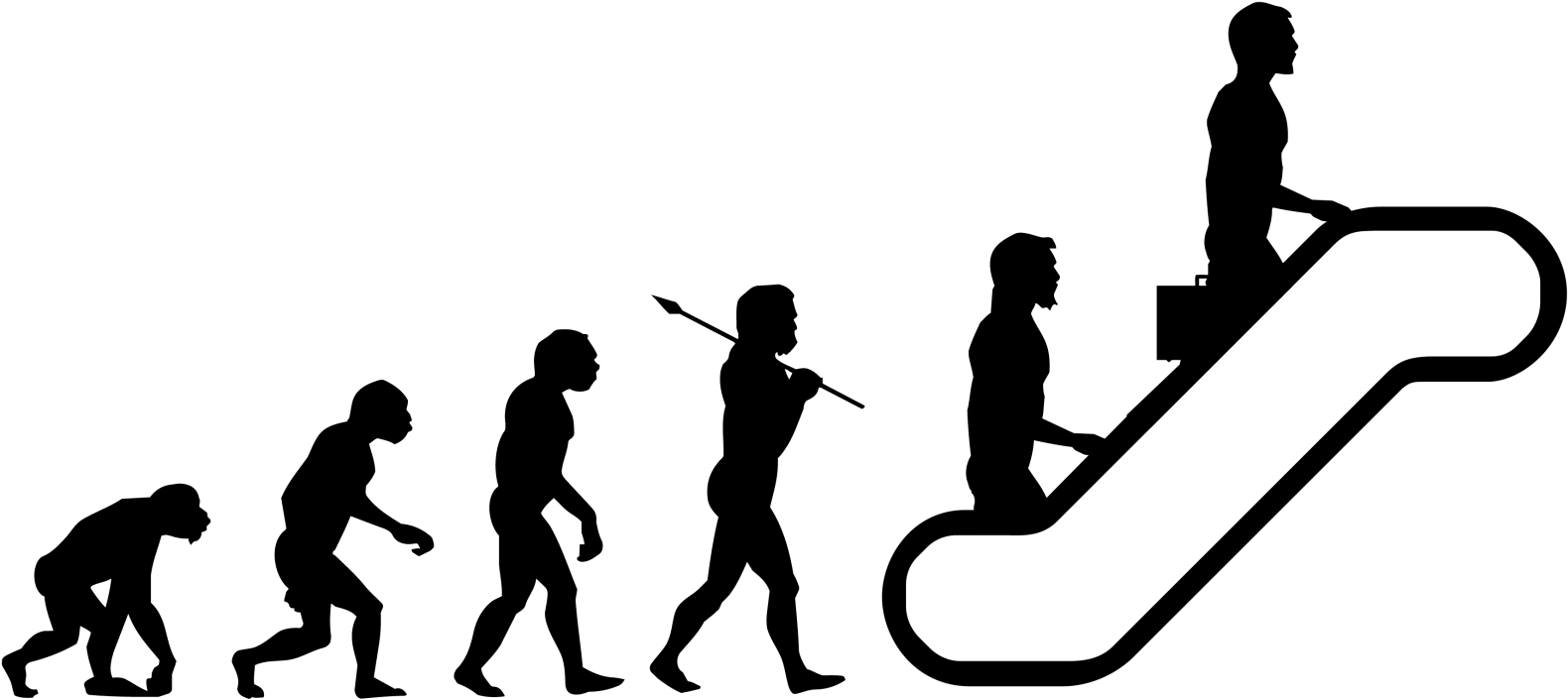 Born to play. Evolution Clipart. Evolution man logo.