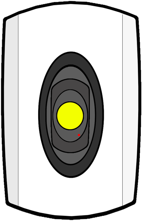 Glados Head By Movies Of Yalli By Movies Of Yalli - Circle (951x840)