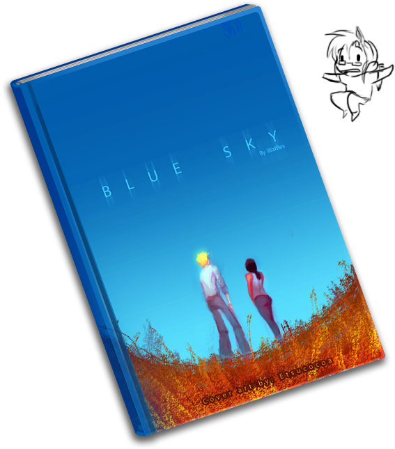 Hypothetical Hardcover Version Of Of The Story - Portal 2 Blue Sky Book Cover (605x644)
