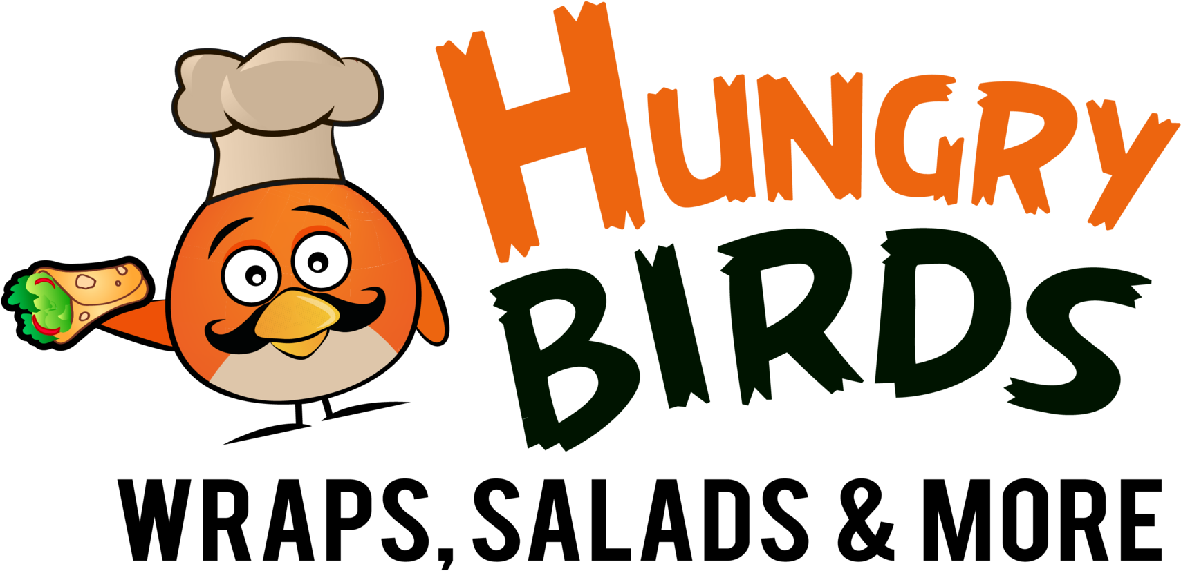 Hungry Birds -wraps, Salads &amp - Cartoon (1920x978)