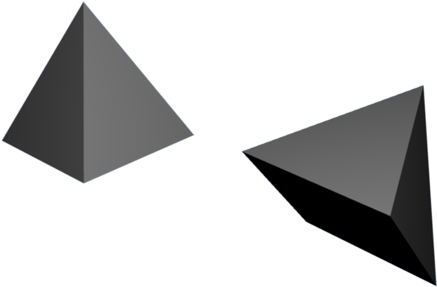 Pirâmide 3d Png Clipart Pyramid Blender - 3d Black And White Pyramid (648x442)