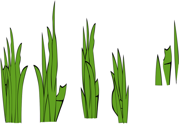 Grass Clipart Bunch - Pixel Art Grass Blade (640x480)