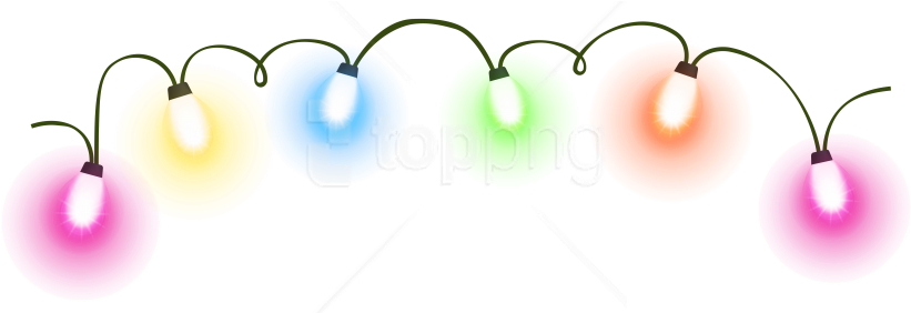 Free Png Download Christmas Lights Clipart Png Photo - Christmas Lights Clipart Png (850x281)