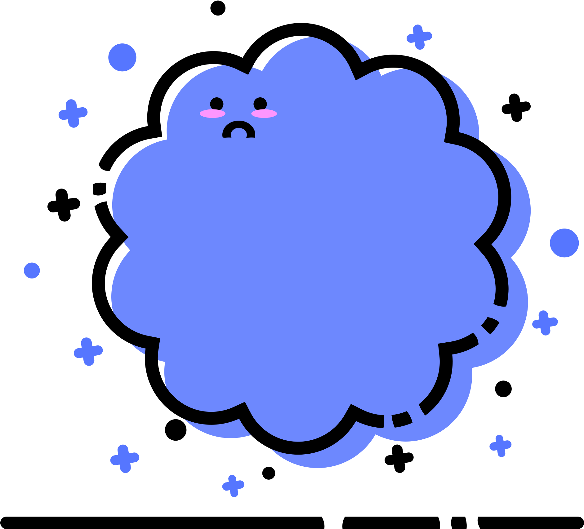 Flower Shape Meb Style Border Commercial Png And Psd - العقد العربي لمحو الأمية (2000x2000)