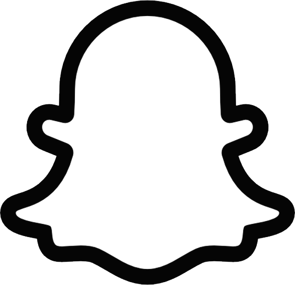 Snapchat Logo Png - Snapchat Ghost (610x588)