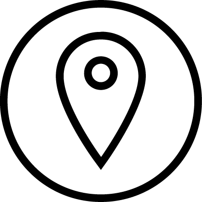 Location Icon - Location Icon Png White Hd (417x417)