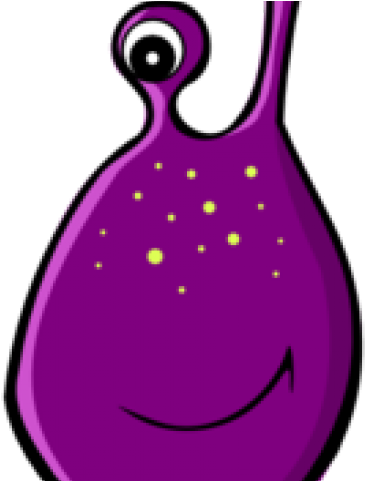 Alien Clipart Purple - Illustration (640x480)