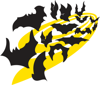 Here Are A Bunch Of Freehand Vector Bats - Emblem (352x352)