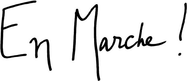 Une Nouvelle Vague De Réformes Constitutionnelles S'annonce - Emmanuel Macron En Marche Logo (628x288)