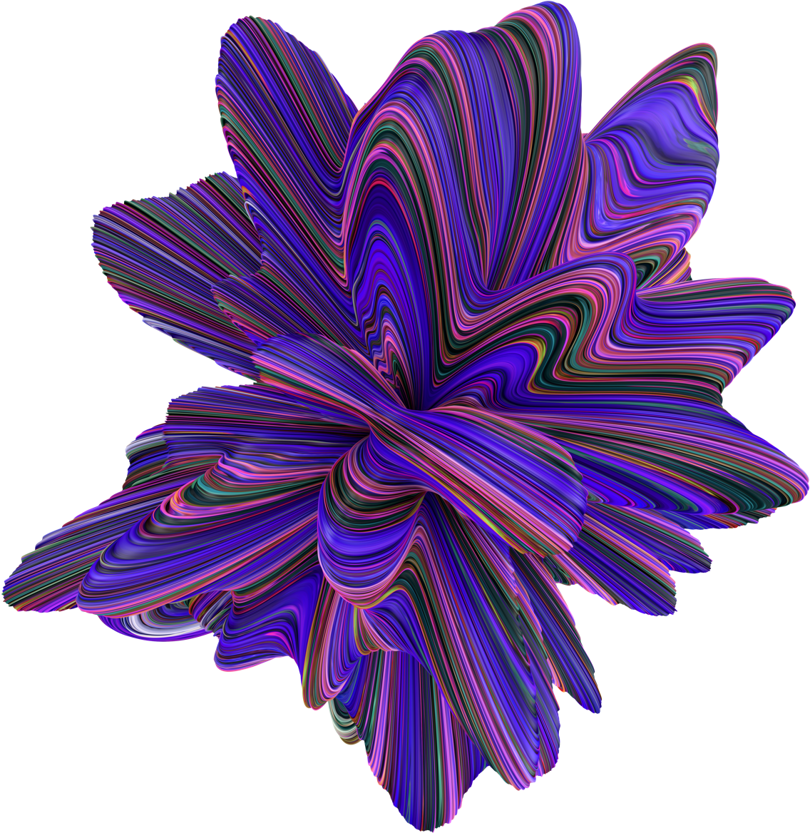 A Piece From “evolve,” A Pack Of Bursting 3d Shapes - Illustration (1200x1200)