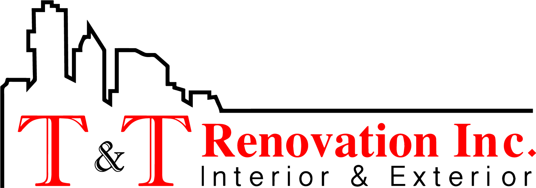 T & T Renovation Inc's Logo - Renovation Company Logos (1786x659)