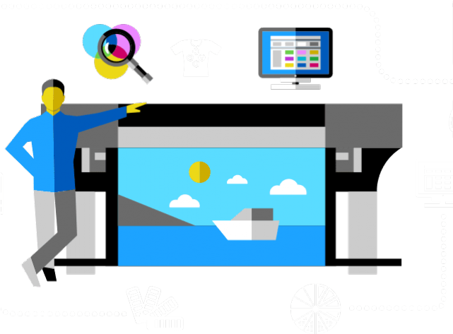Printer Clipart Printing Shop - Screenshot (640x480)