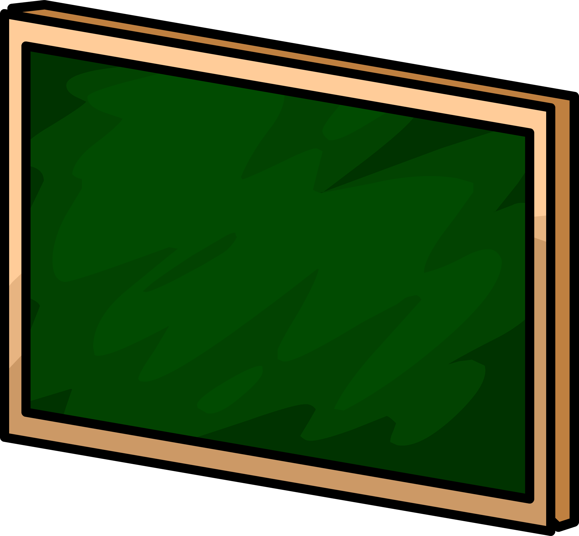 Chalkboard Clipart Square - Flat Panel Display (2028x1879)