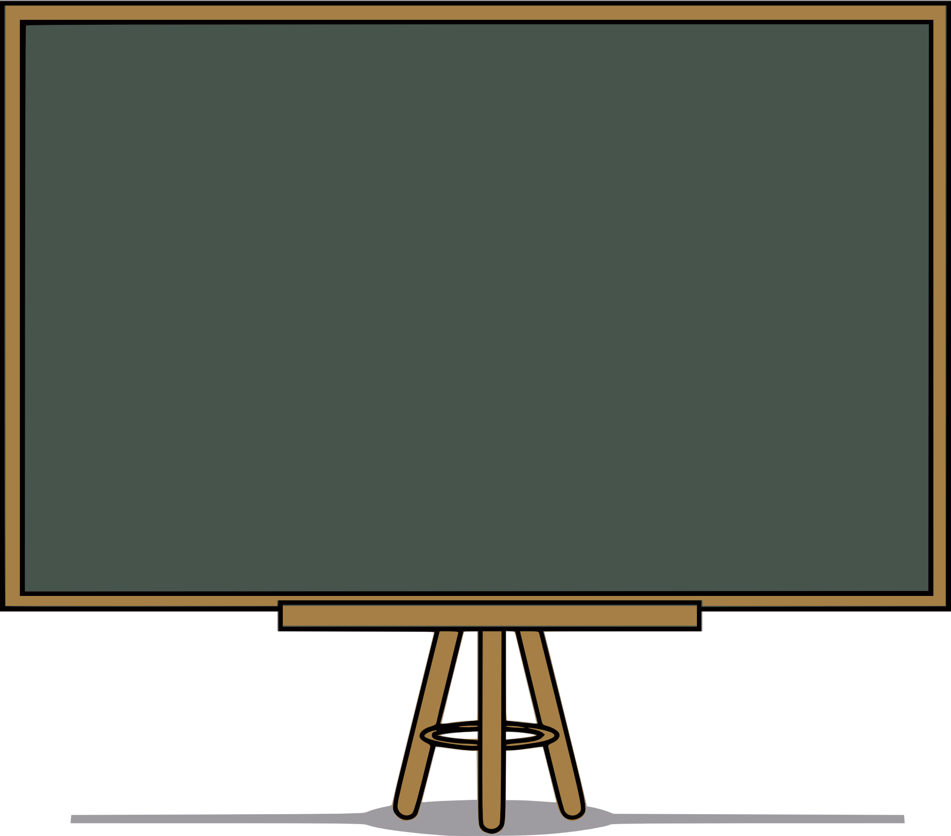 Green Chalkboard Clip Art - Board Clipart (1920x1689)