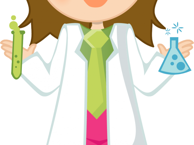 Scientist Clipart Chalkboard - Caratula De Ciencia Y Tecnologia (640x480)