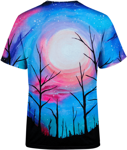 Full Moon Unisex Crew Electro Threads - Active Shirt (440x600)