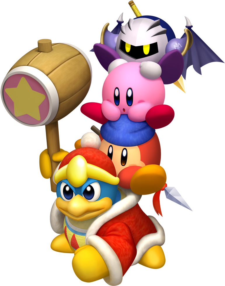 Kirby S Dreamland Character Art Nintendo Everything - King Dedede Kirby's Return To Dreamland (1000x1000)