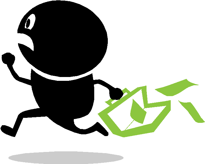 Race With Friends Like The Olympics - Run Away Cartoon (721x580)