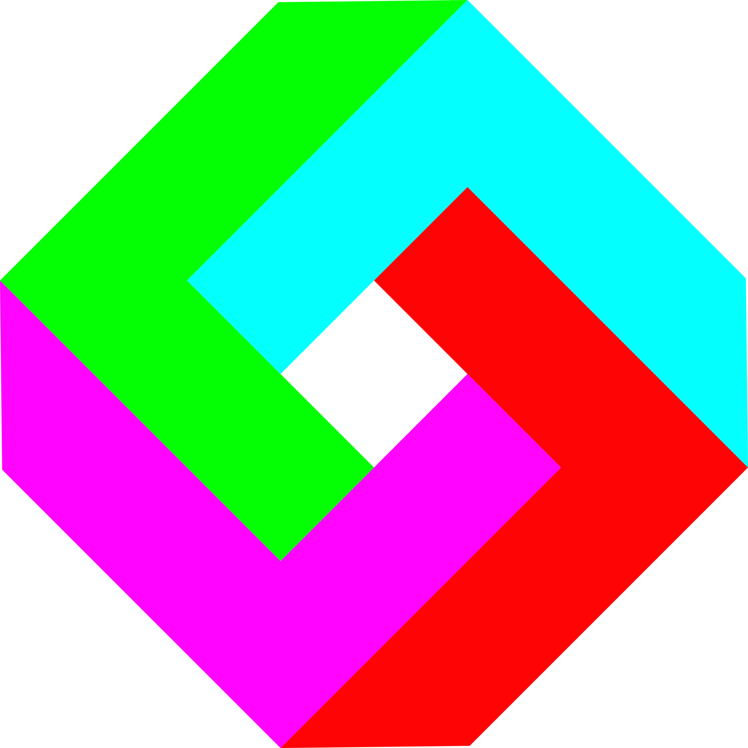 Clipart - Impossible Square - Colorfulness (2400x2400)