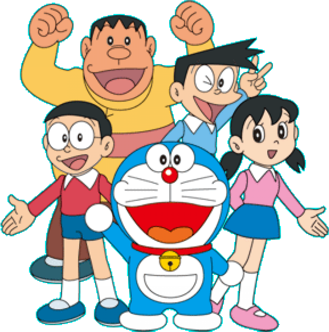Doraemon In Hindi Hello Friends Werlcome To - Drawing Of Doraemon And Friends (1140x1140)